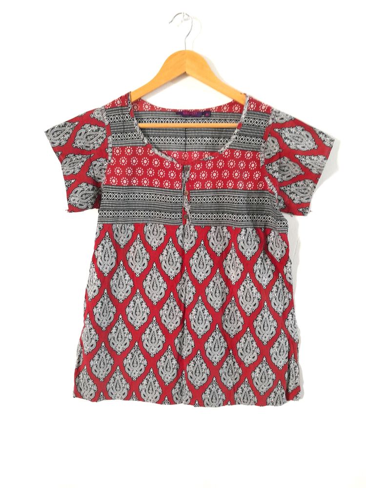 Multicolor Casual Top (Women's)