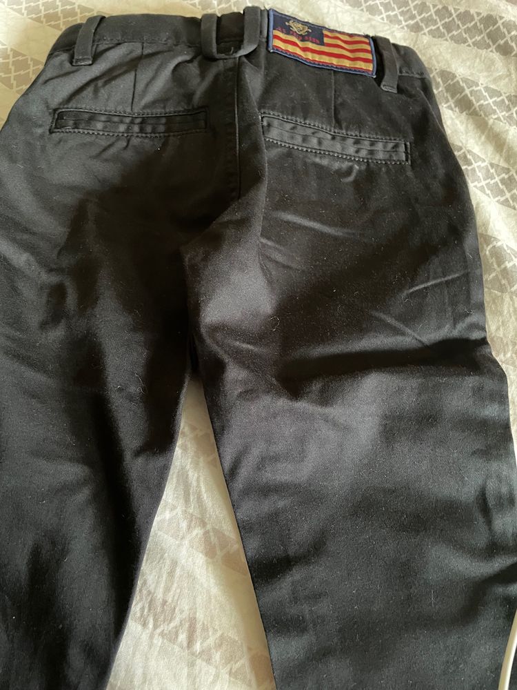 US Polo black trousers for boys 1-2 years