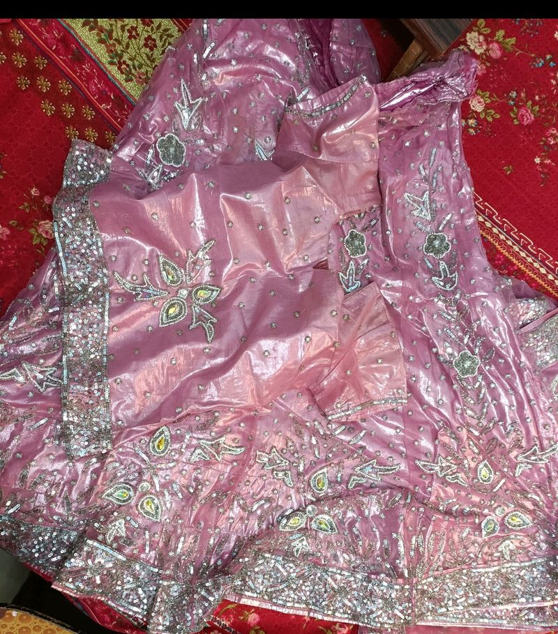 Pink Ghagra