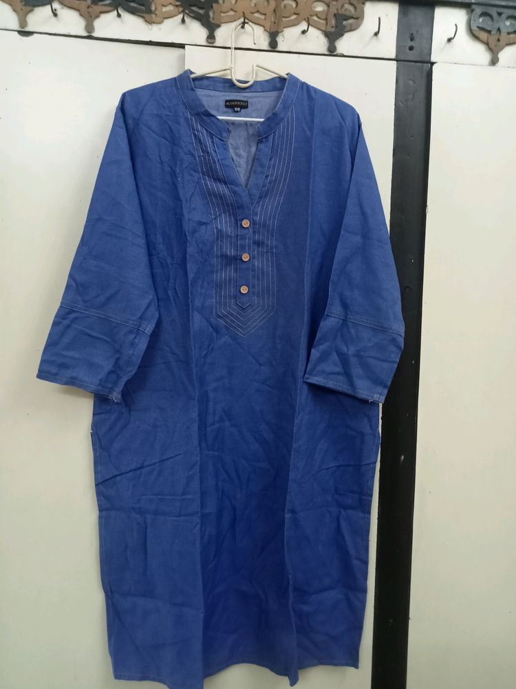 Denim Kurti 💙