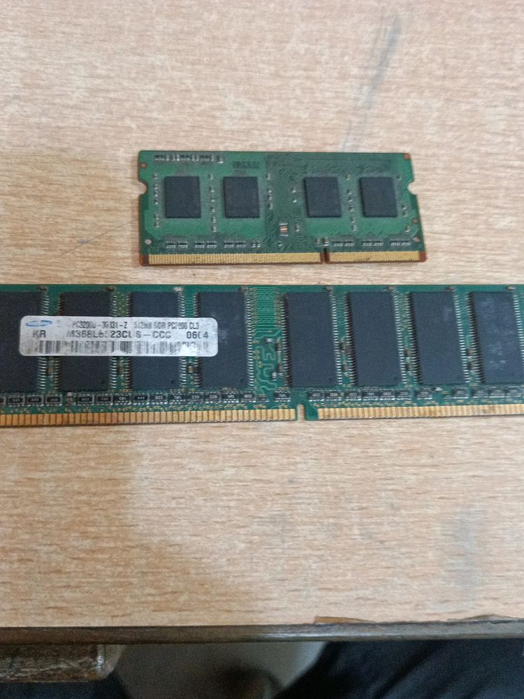 RAM of 512 MB