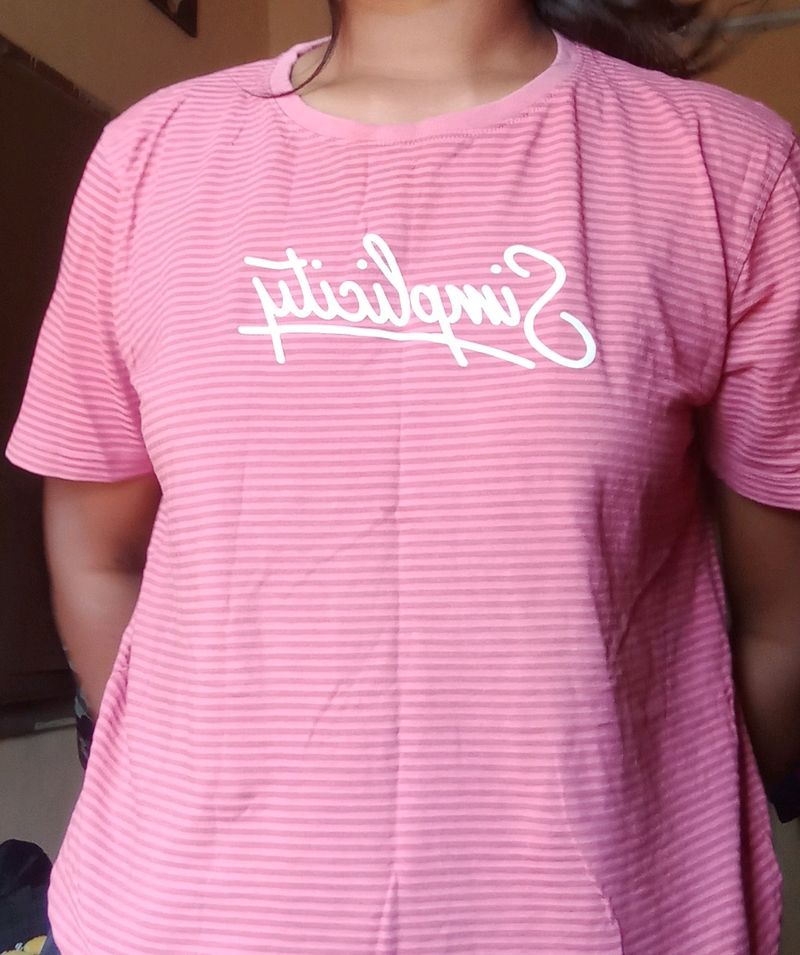 Pink Simplicity Tshirt