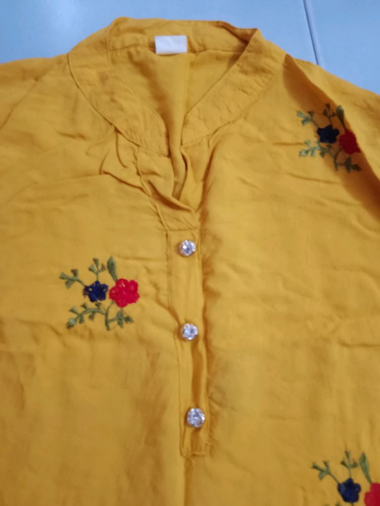 Kurthi Yellow Colour