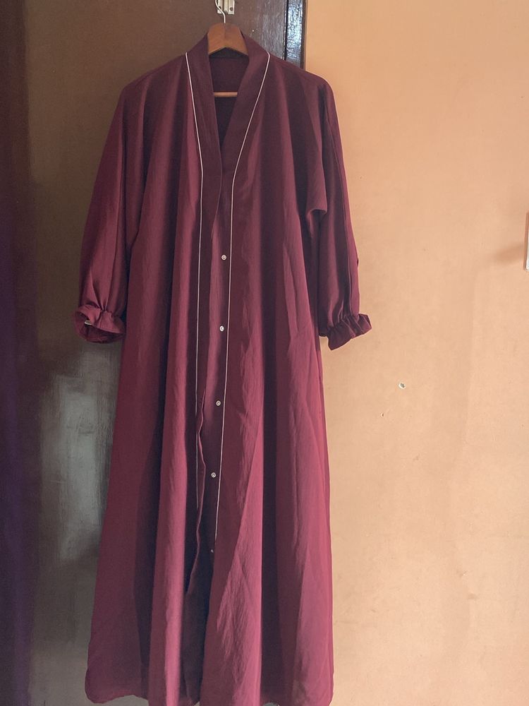 Marroon abaya daily wear