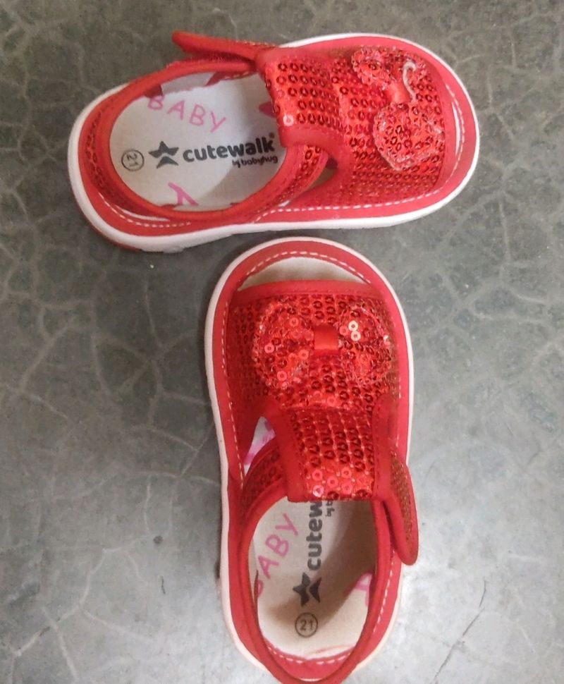 Cute Walk By Babyhug  Girl's Shoe