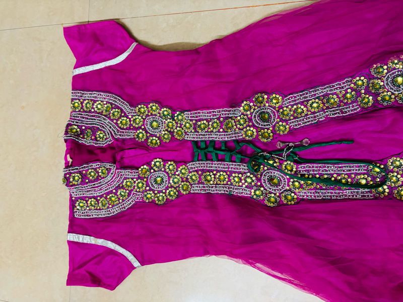 anarkali jacket dress