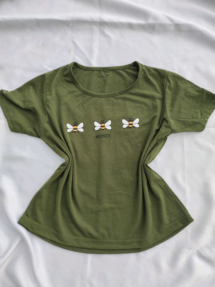 Olive Bee Top