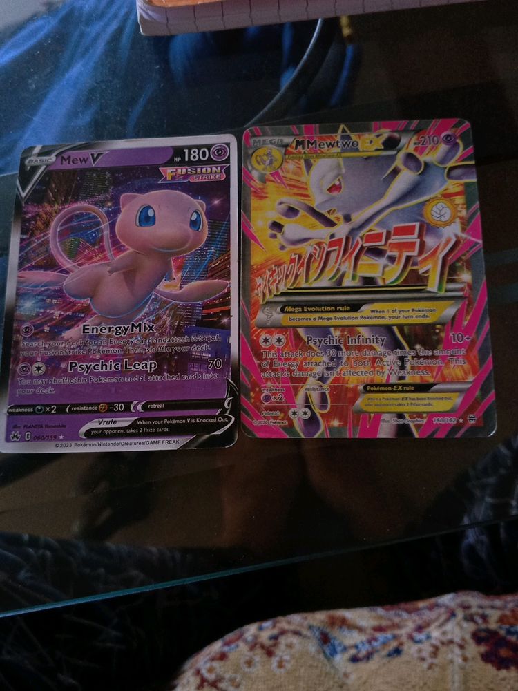 Pokemon Card Of Mewtwo