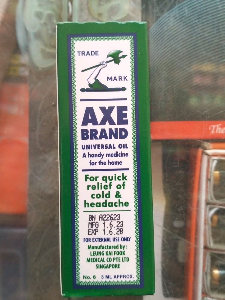 Trade Mark Axe Oil