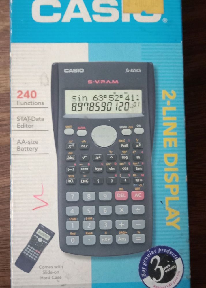 CASIO Scientific Calc fx-82MS (USED)