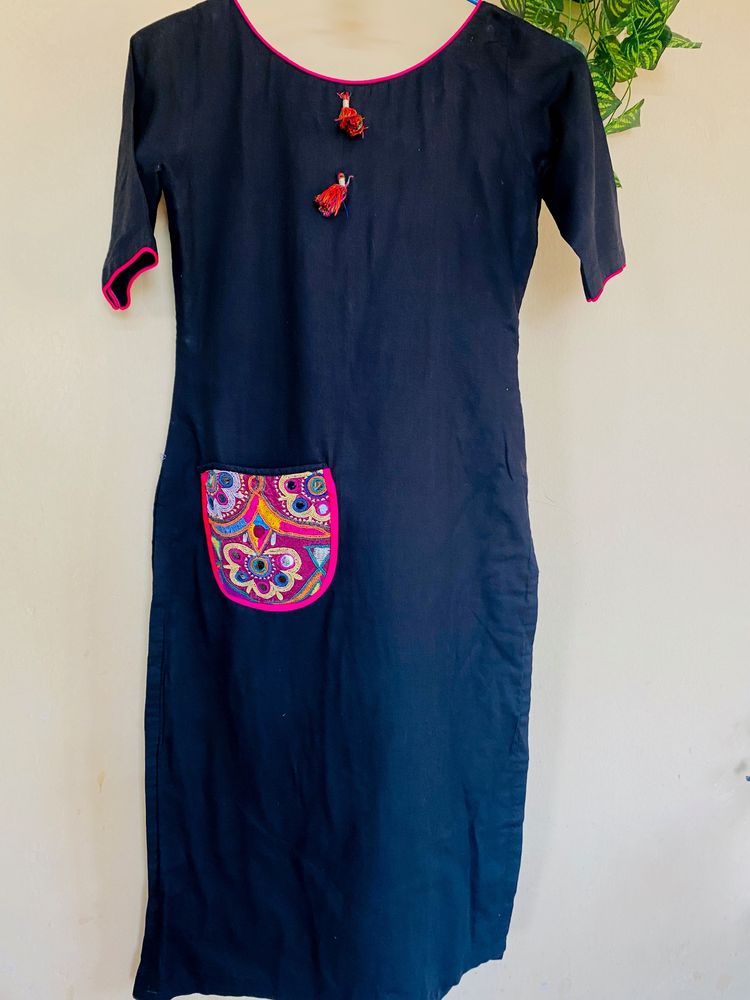 Ethnic Black Kurta