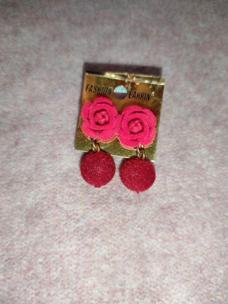 Rose Drop Earring