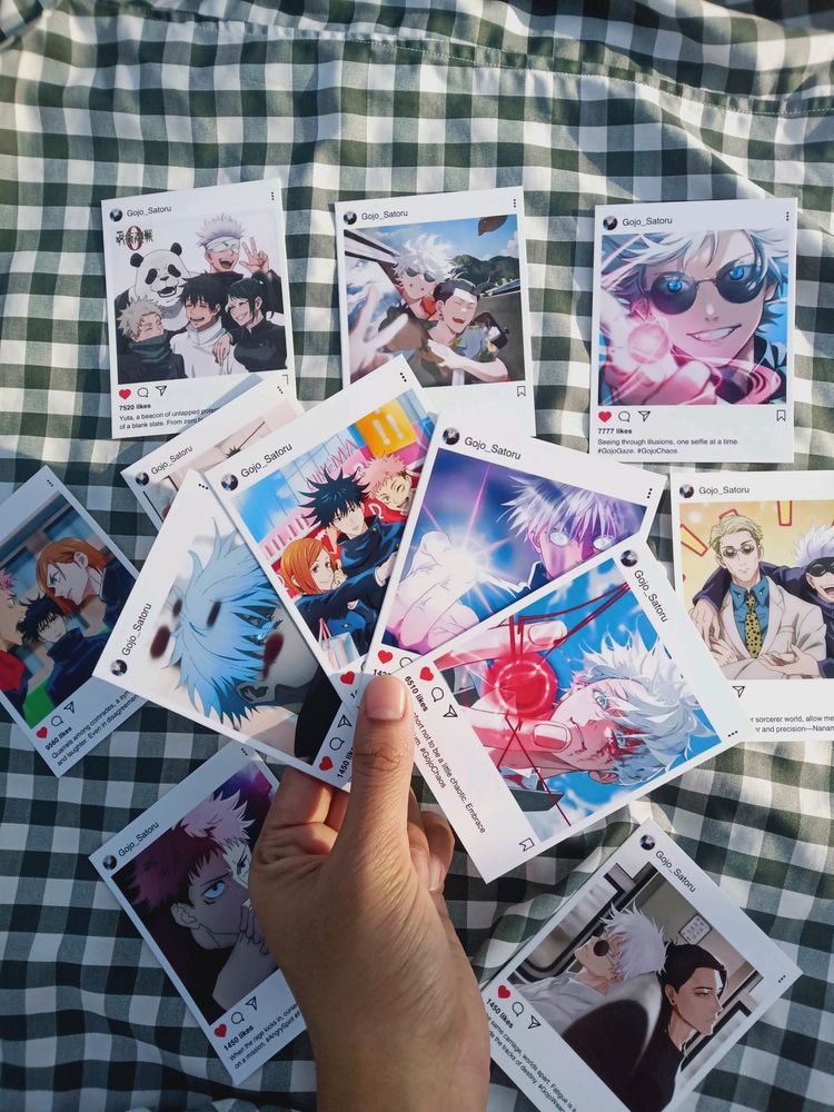 Jujutsu Kaisen Gojo Insta Photocards