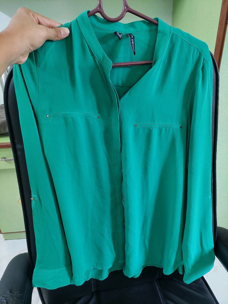 Casual Green Shirt