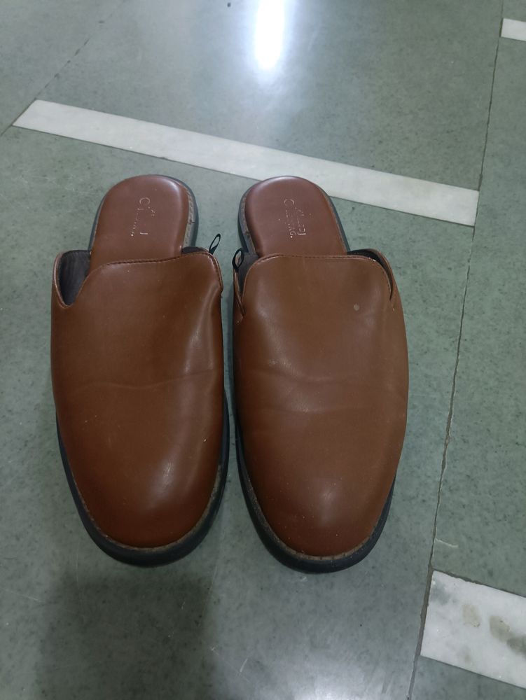 Imported Original Leather Mule