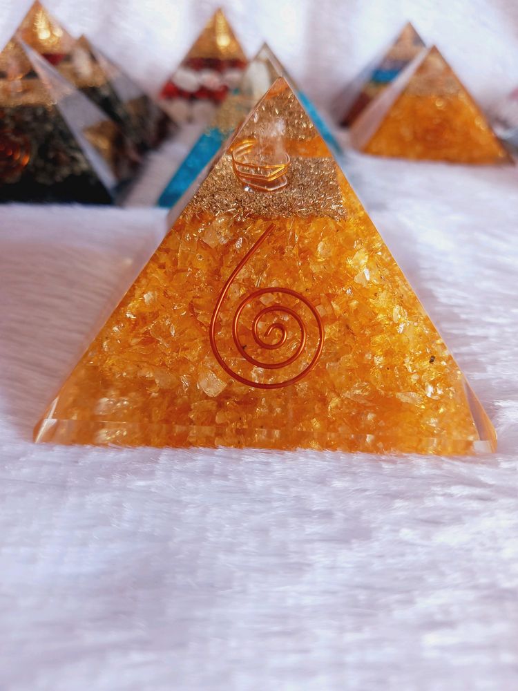 Prosperity / Success Citrine Pyramid