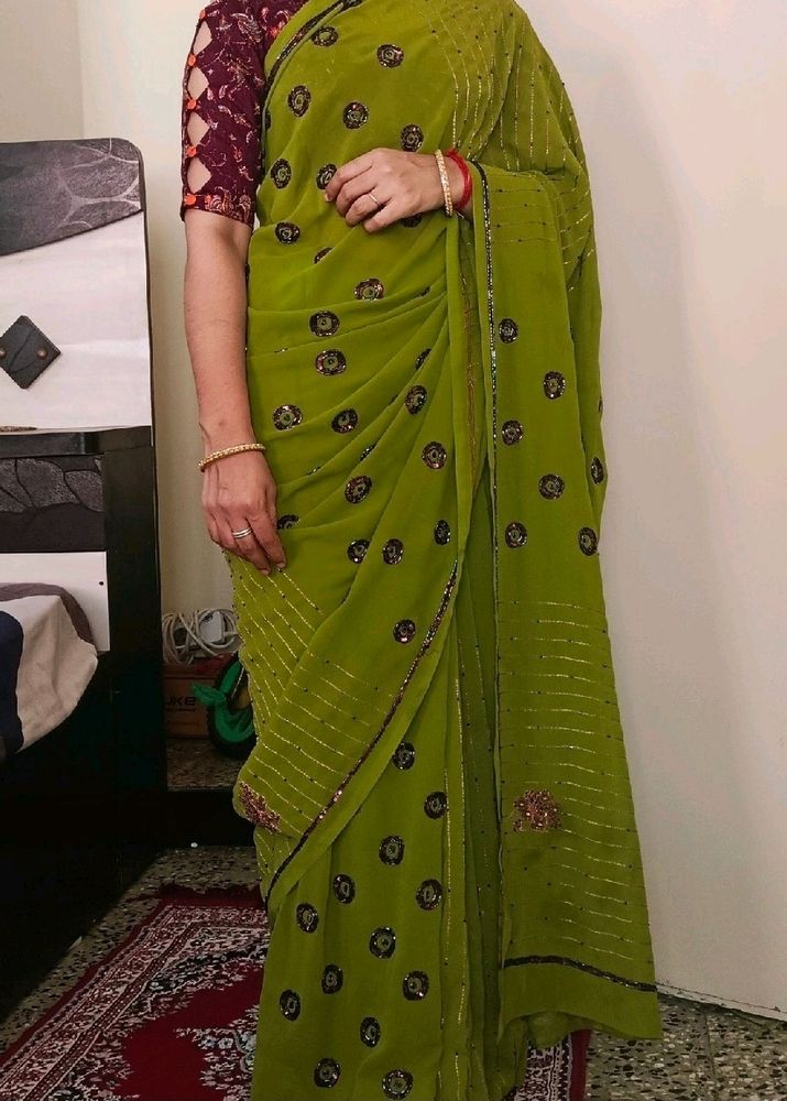 New Unused Heavy Work Saree