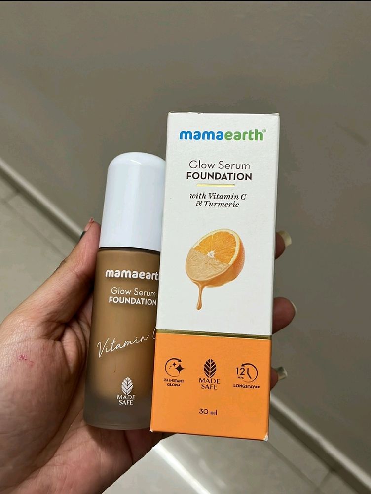 Mamaearth Glow 🌟 Serum Foundation ❤️