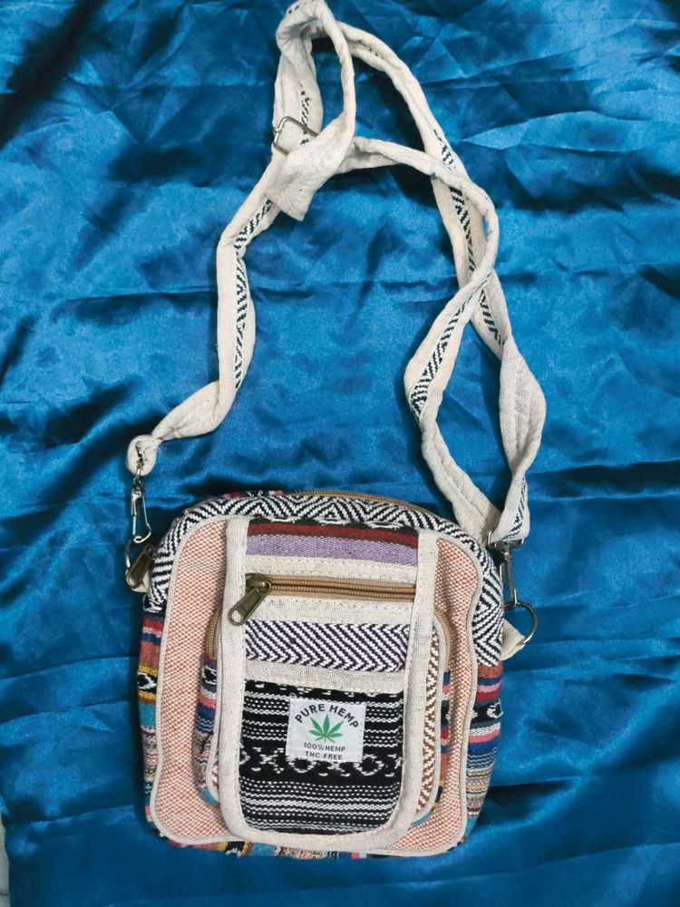 Pure Hemp Sling Bag