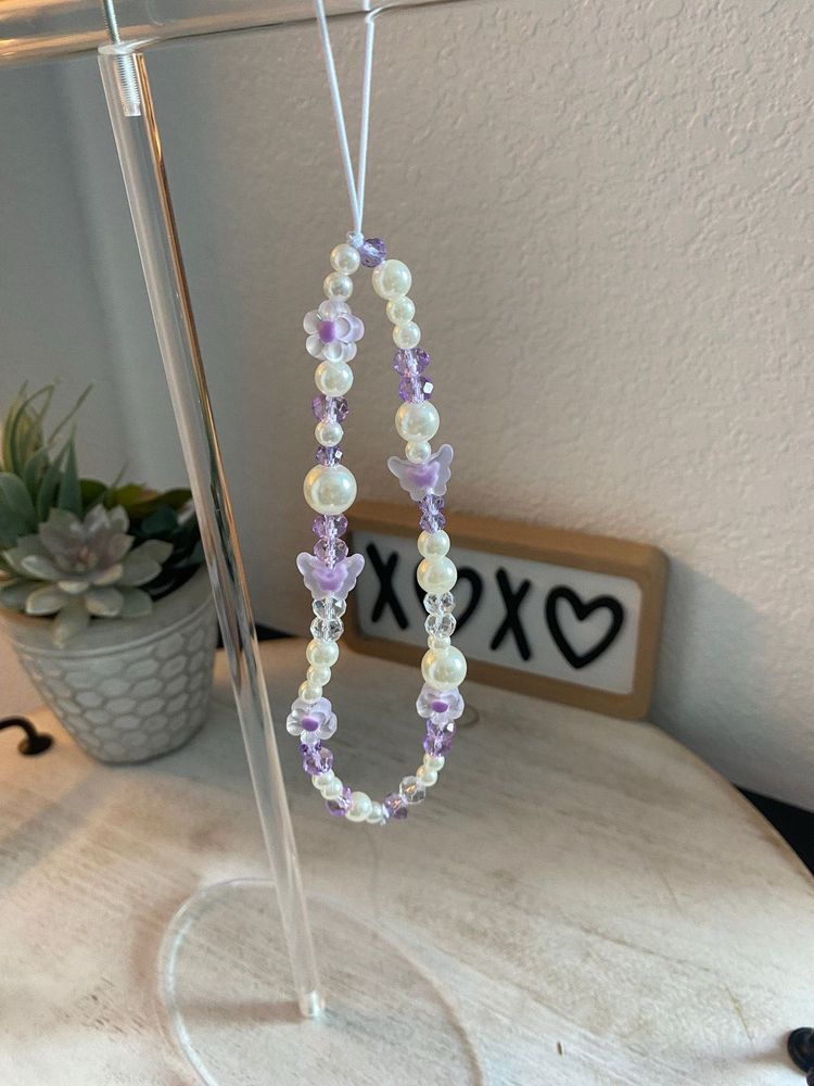 Purple Cute Phone Charm