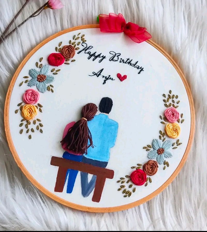 Birthday Hoop Art