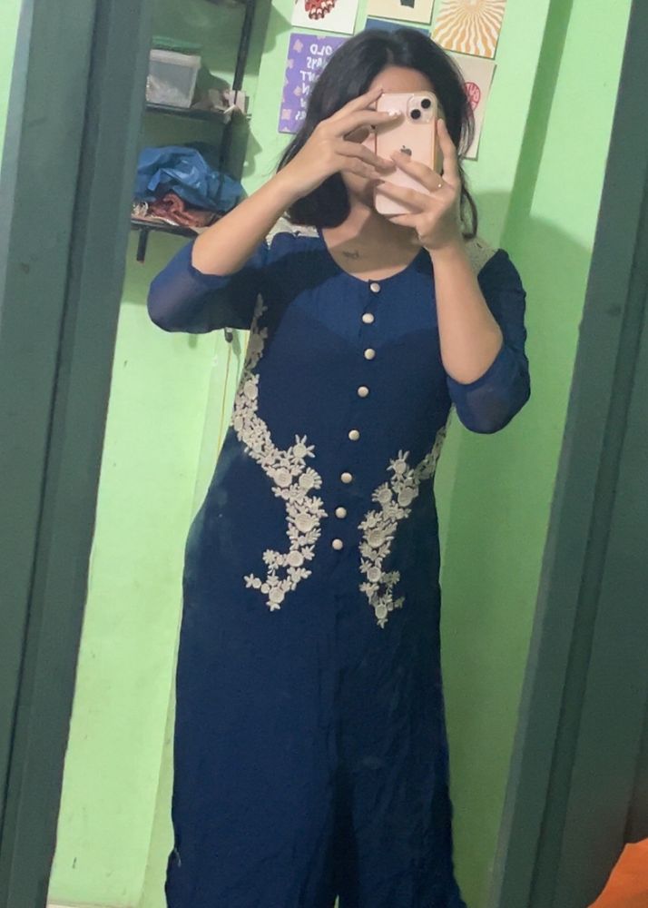 Blue Kurti Only