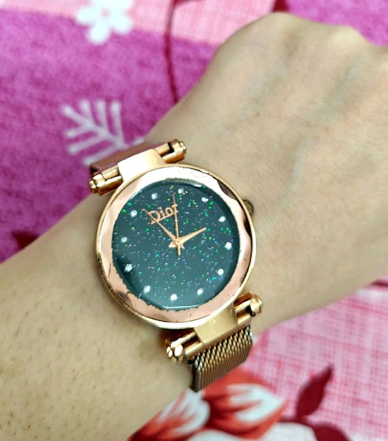 ⌚Rose Golden Magnetic Watch⌚