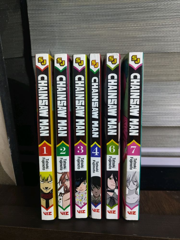 Chainsaw Man Manga ( Vol - 1,2,3,4,6,7)