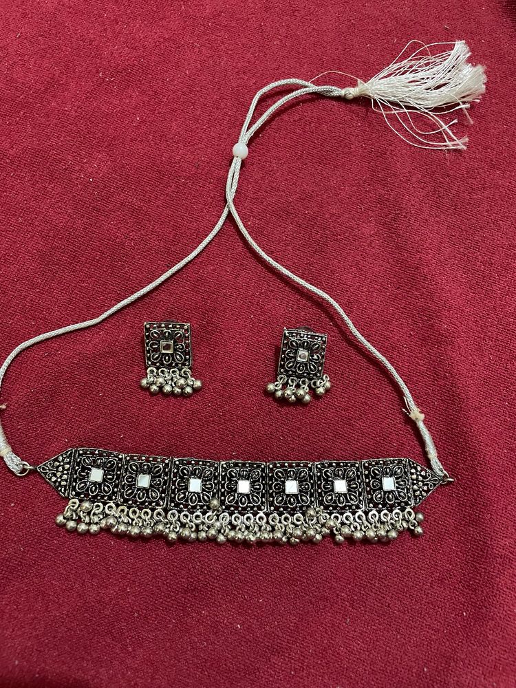 Oxidised Jwellery Set