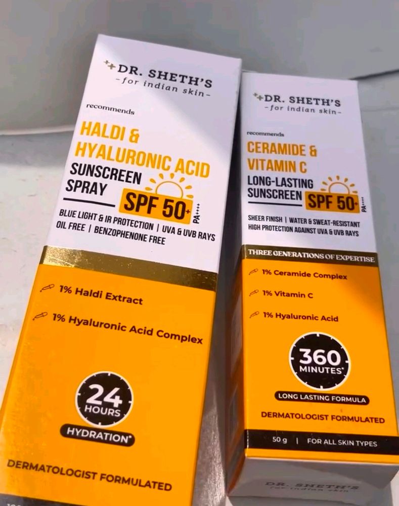 Combo New Dr Sheths Sunscreen