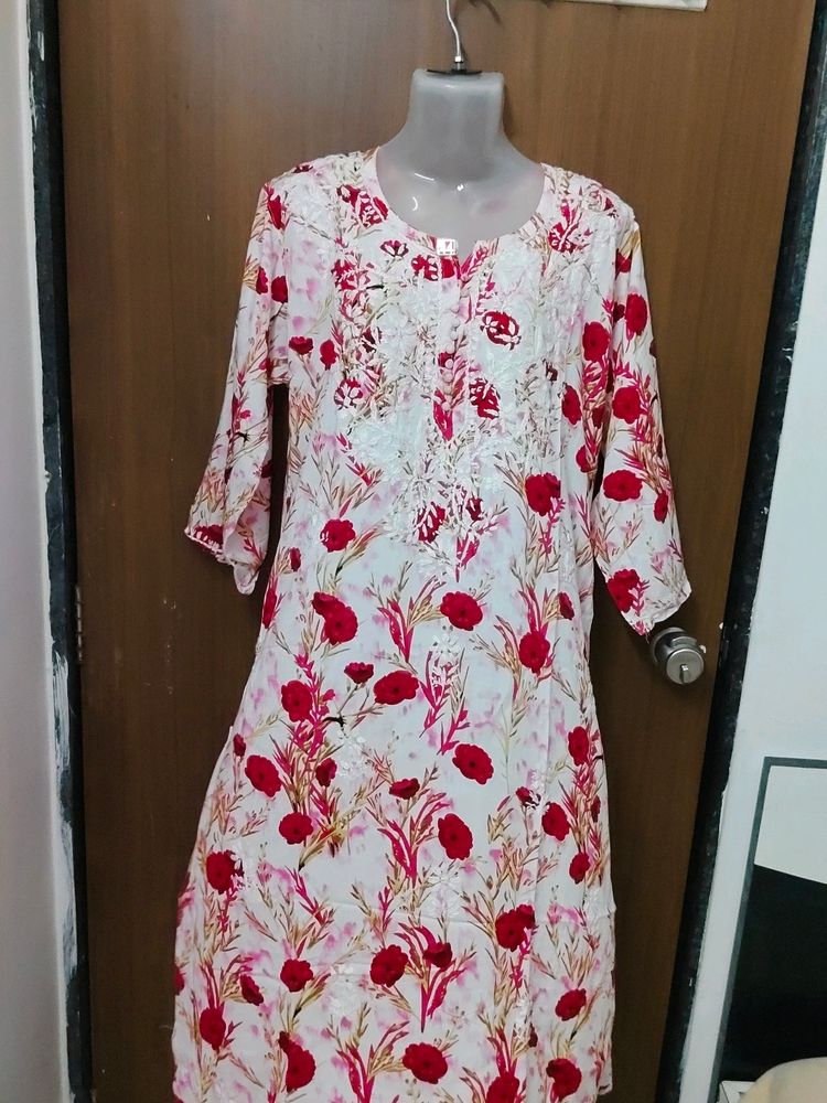 Printed Lacknavi Kurti