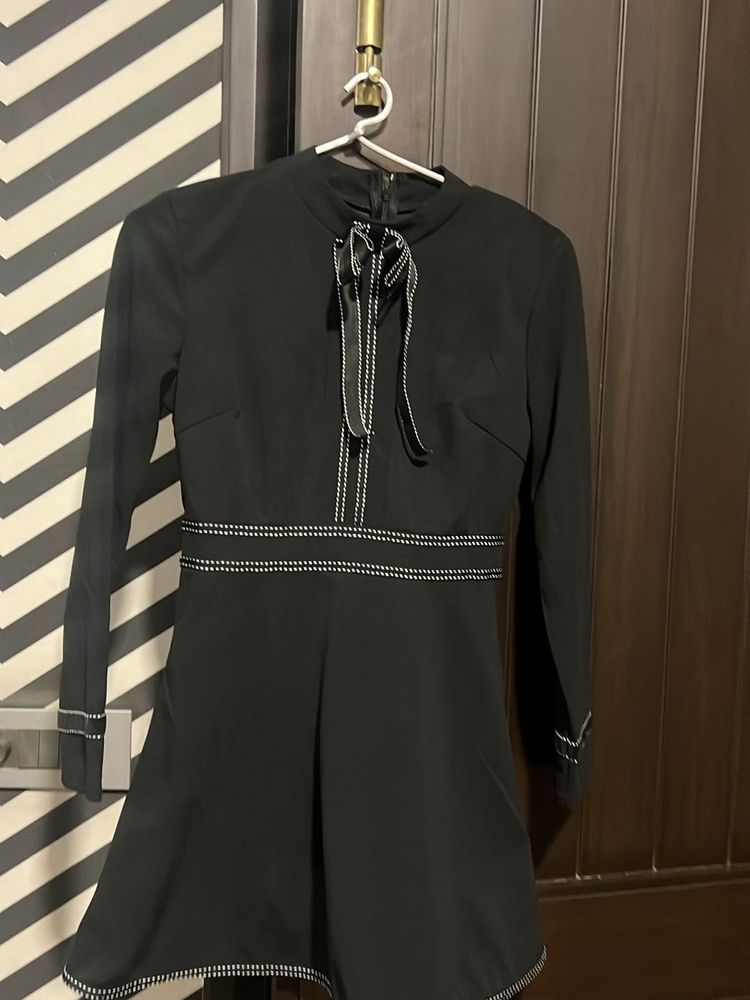 Super Smart Black Dress - Size S