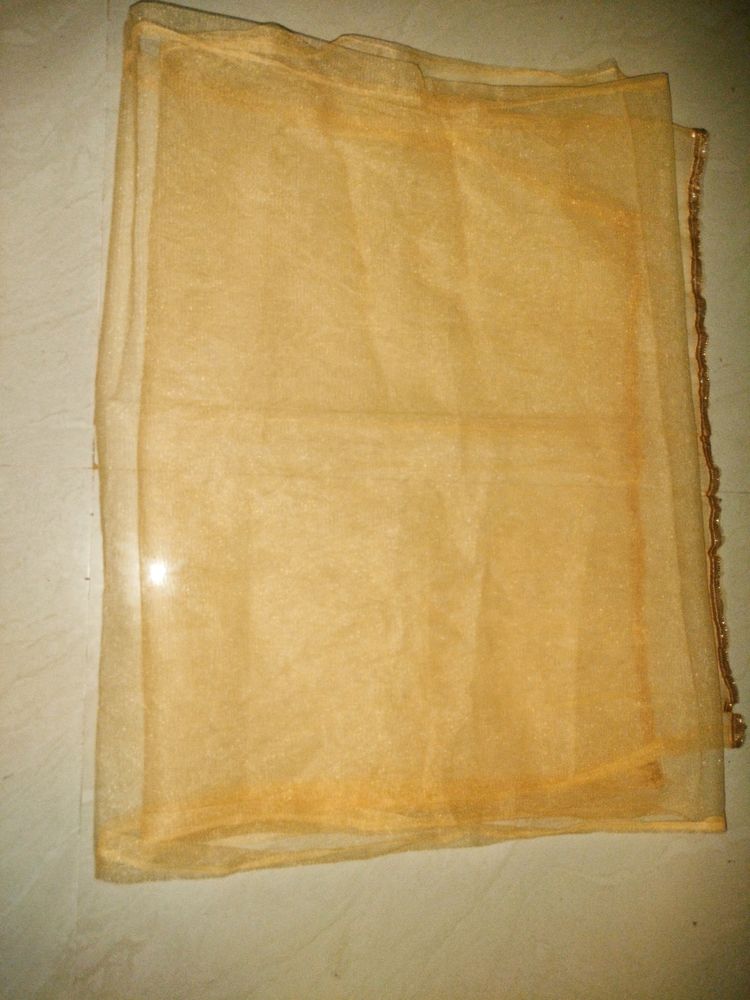 Cream Colour Net Dupatta