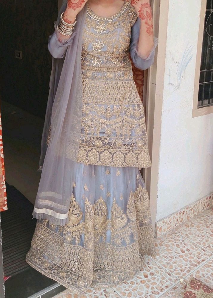 Lehnga Style Party Wear Dress