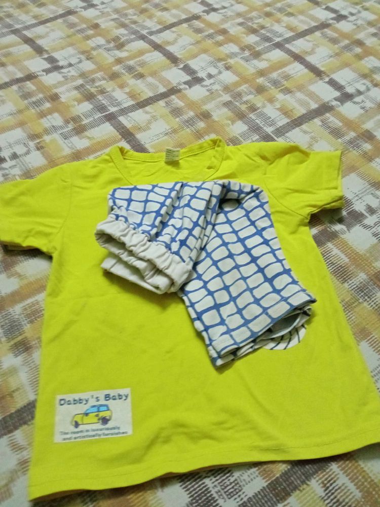 kids half pant tshirt