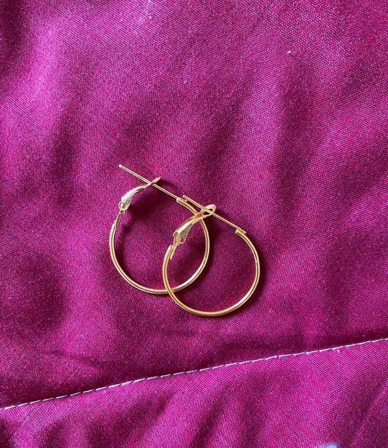 Cute Golden Hoops 💛✨