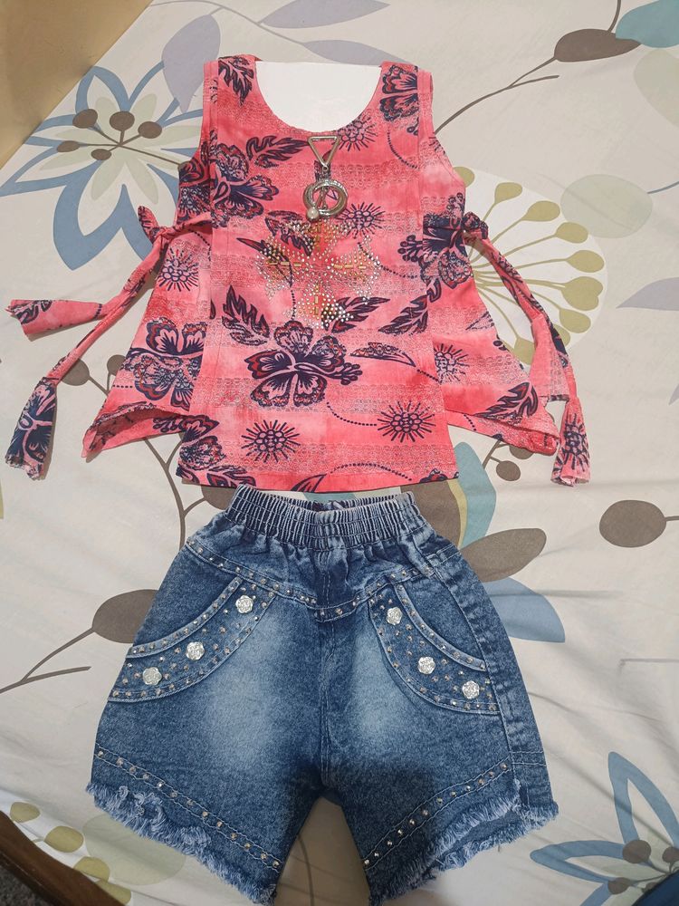 New Baby Top And Short