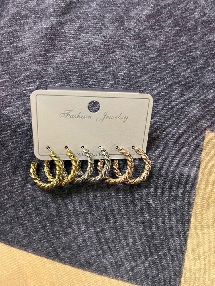 Selling Earings Pack Of 3