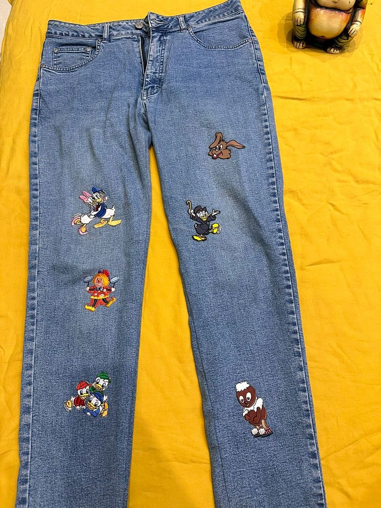 Funky Patch Jeans 👖