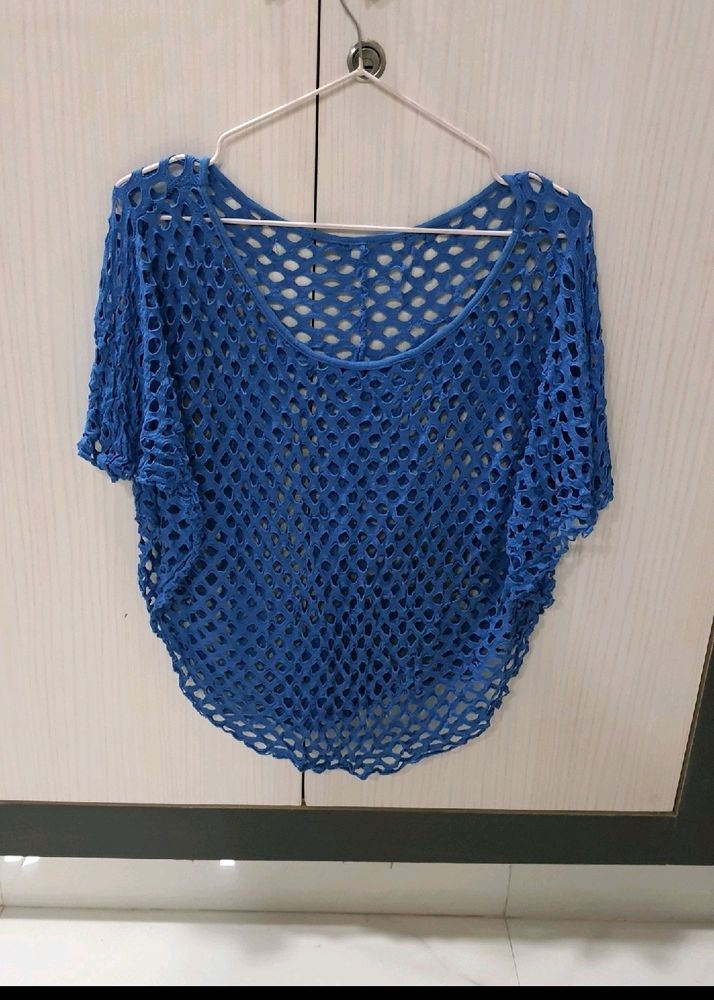 Blue Poncho Unused