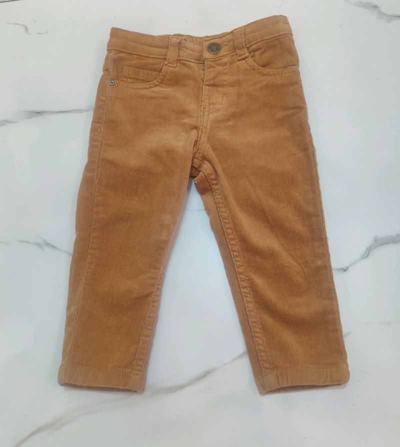 Kids Babyhug Stripped Denim Jeans (9-12 Months))