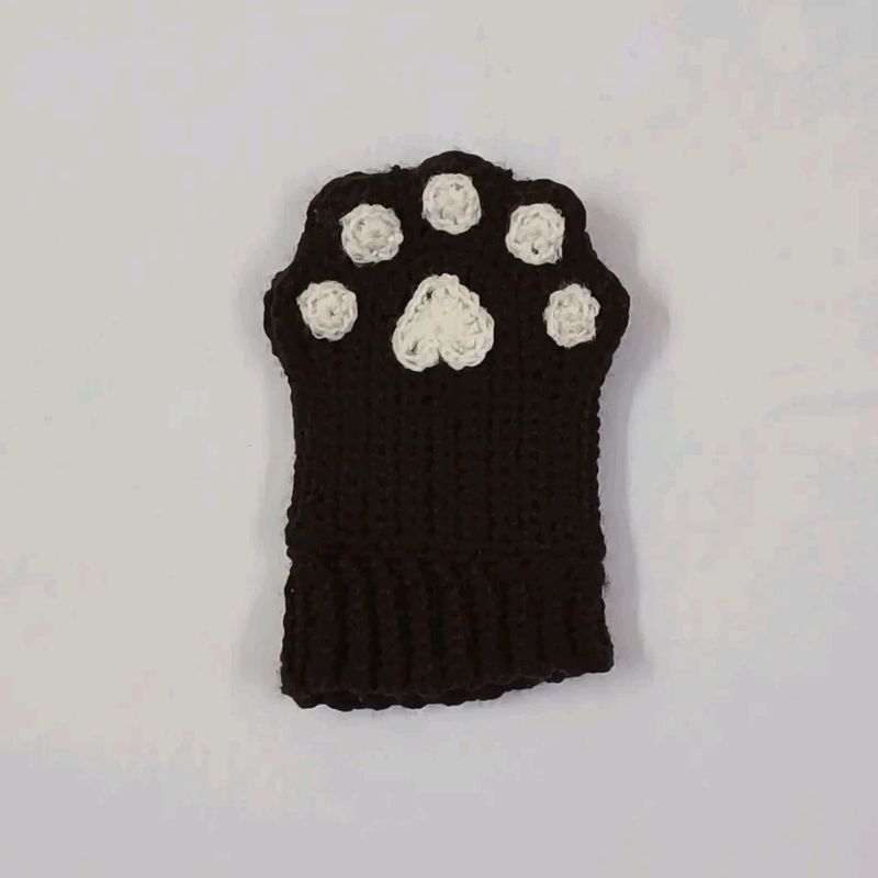 Cute Crochet Cat Paw Gloves ✨️🐾