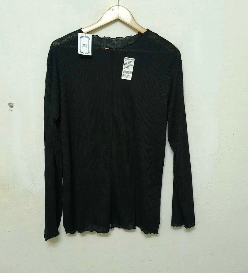 Trendy New Black Top For Women