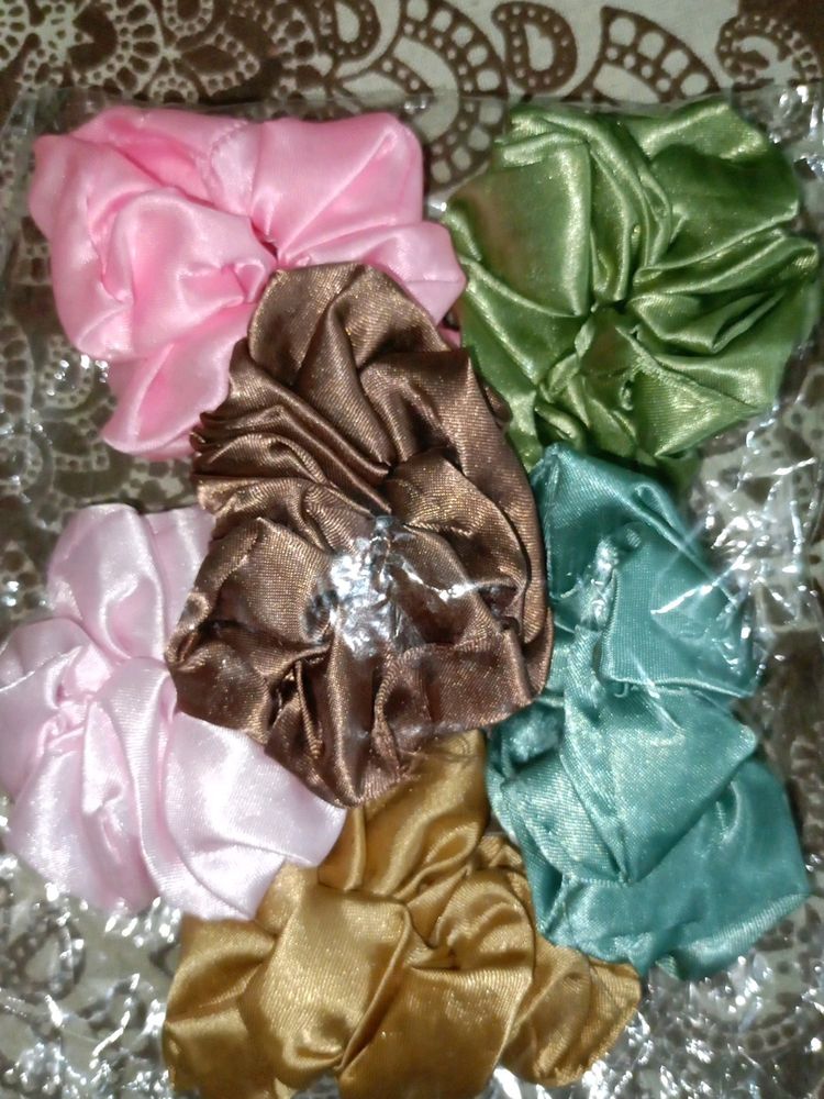 Hair Scrunchies (Pack Of 6)