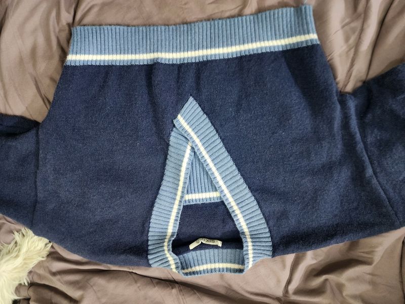 Crop Sweatshirt Blue