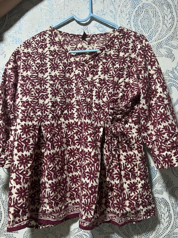 Angrakha Short Kurti