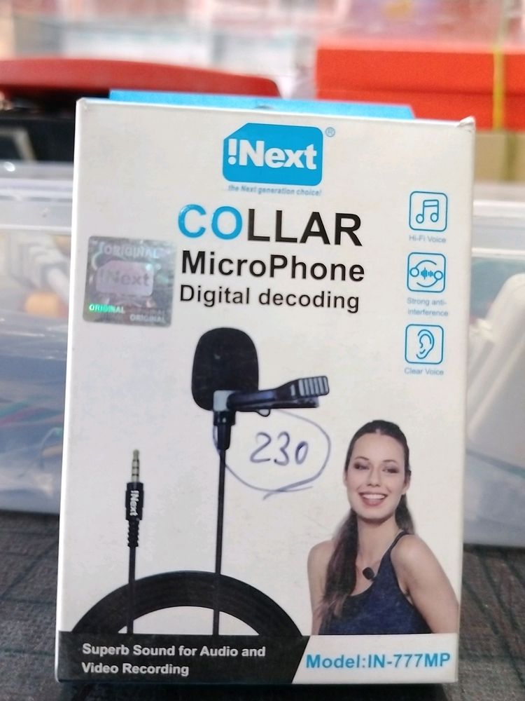 Collar Microphone Digital Decoding