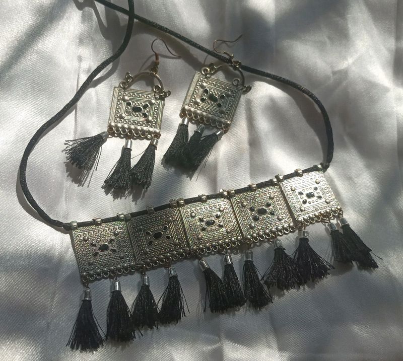 Oxidized Jewellery Set