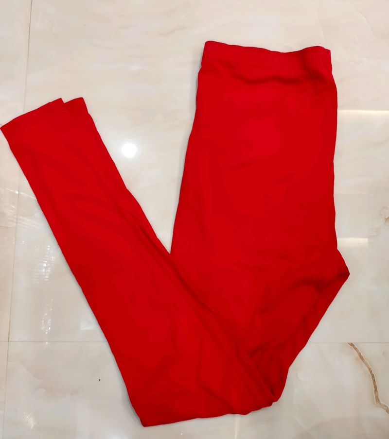 Biba Branded Red Leggings Size XL *PRICE DROP*