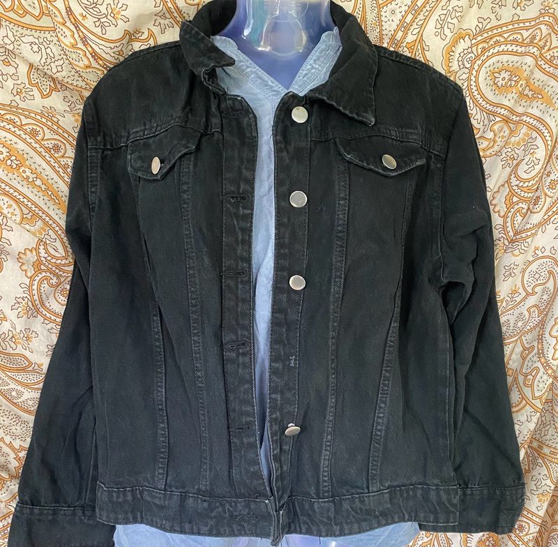 **Plus Size Denim Jacket**